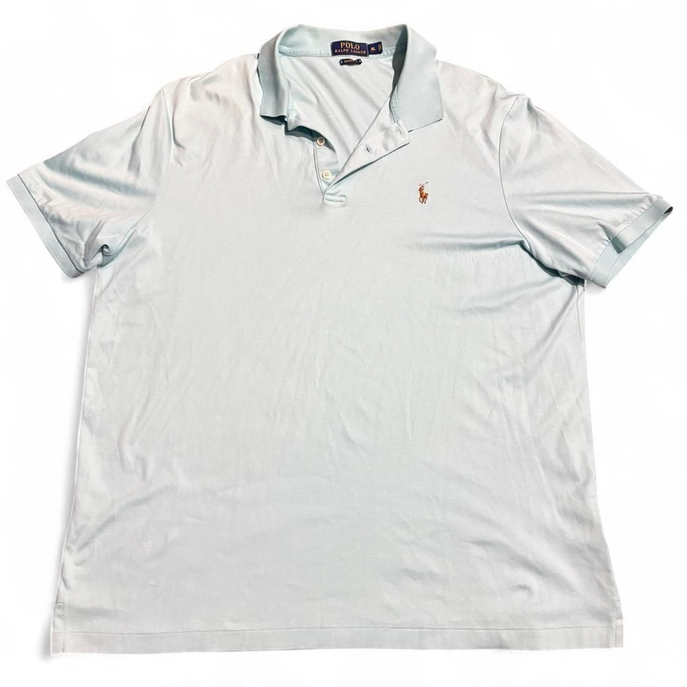 Polo Ralph Lauren Performance Polo Shirt – Light Blue / Aqua